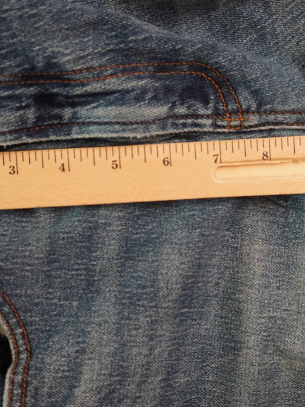 Quince Comfort Stretch High Rise Cropped Wide Leg Jeans Stormy Blue Sz 27x25 - Picture 12 of 16